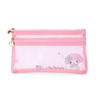 Sanrio My Melody Flat Pen Case 11x20x2.5 Cm - Cute Character Design- Japan Figure Store - #1 Bring To You The Best Japanese Goods