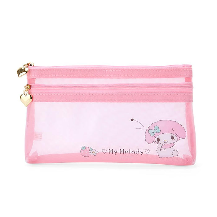 Sanrio My Melody Flat Pen Case 11x20x2.5 Cm - Cute Character Design- Japan Figure Store - #1 Bring To You The Best Japanese Goods