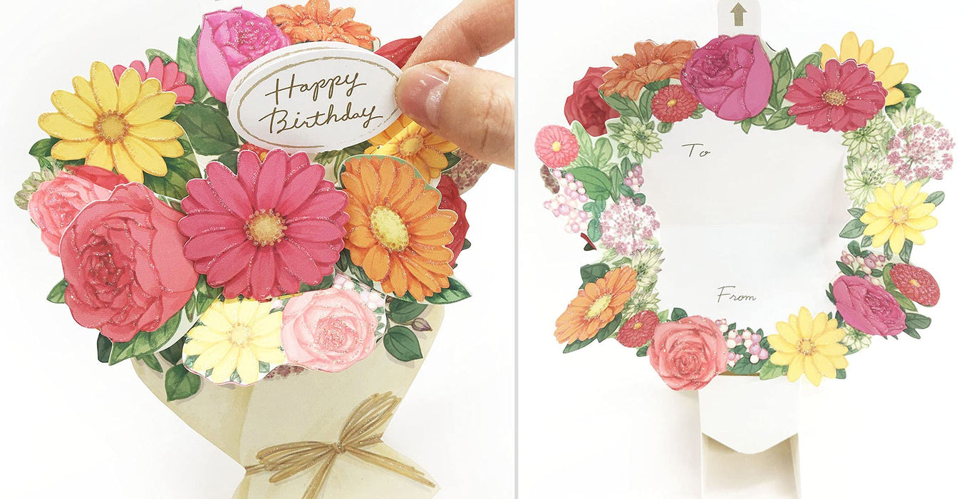 Sanrio Floral Orange Bouquet Fa17-1 P 1717 - Vibrant and Elegant Decor Piece- Japan Figure Store - #1 Bring To You The Best Japanese Goods