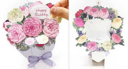 Sanrio Floral Pink Bouquet FA16-1P Backpack- Japan Figure Store - #1 Bring To You The Best Japanese Goods