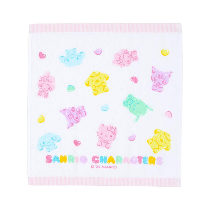 Sanrio Hand Towel Gummy Candy Design Sanrio Characters 493210- Japan Figure Store - #1 Bring To You The Best Japanese Goods