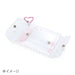 Sanrio Hangyodon Clear Pouch Smiley Face 764272 - Cute and Durable Bag- Japan Figure Store - #1 Bring To You The Best Japanese Goods