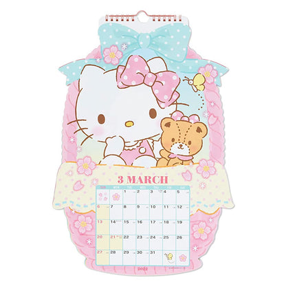 Sanrio Hello Kitty 2022 Die-Cut Calendar - Cute and Collectible Decor- Japan Figure Store - #1 Bring To You The Best Japanese Goods