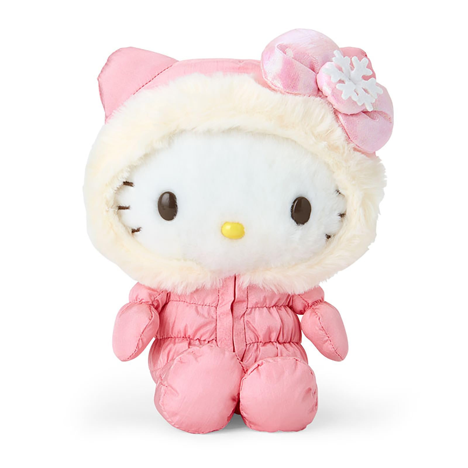 Sanrio Hello Kitty Fluffy Winter Plush Doll Japan Official Toy Gift- Japan Figure Store - #1 Bring To You The Best Japanese Goods