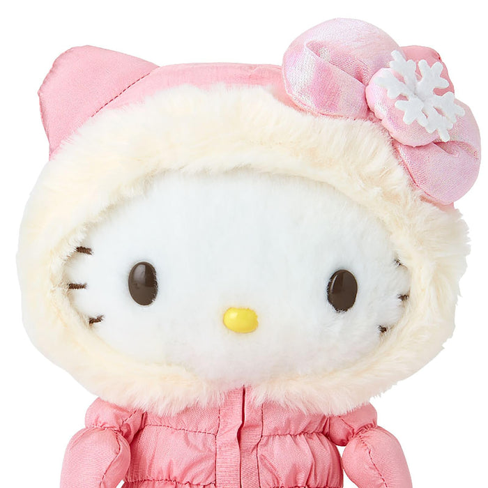 Sanrio Hello Kitty Fluffy Winter Plush Doll Japan Official Toy Gift- Japan Figure Store - #1 Bring To You The Best Japanese Goods