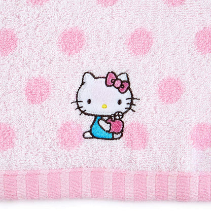 Sanrio Hello Kitty Imabari Hand Towel Dots Pattern 422649- Japan Figure Store - #1 Bring To You The Best Japanese Goods