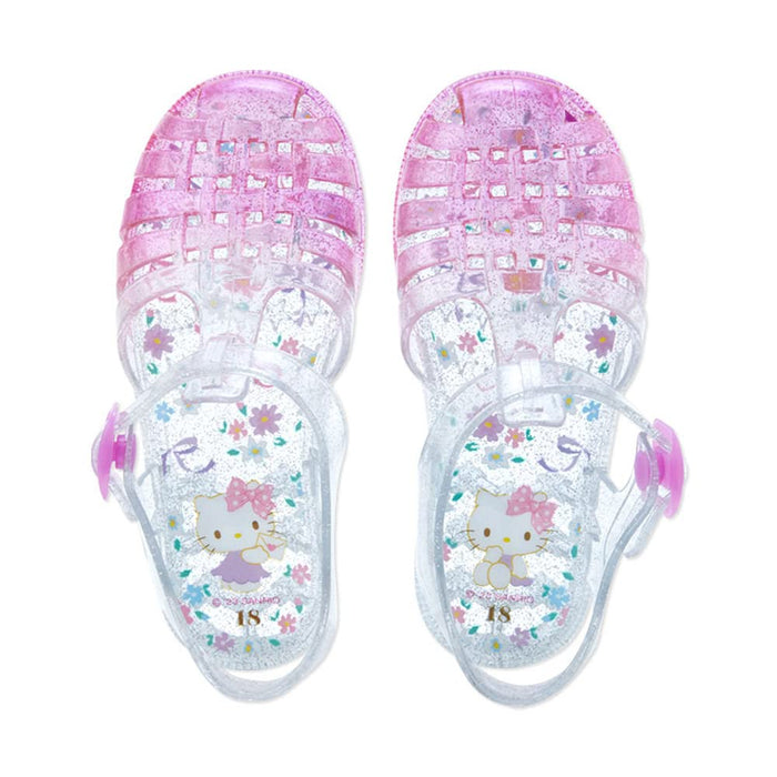 Sanrio Hello Kitty Kids Clear Sandals 18cm Toddler Shoes- Japan Figure Store - #1 Bring To You The Best Japanese Goods