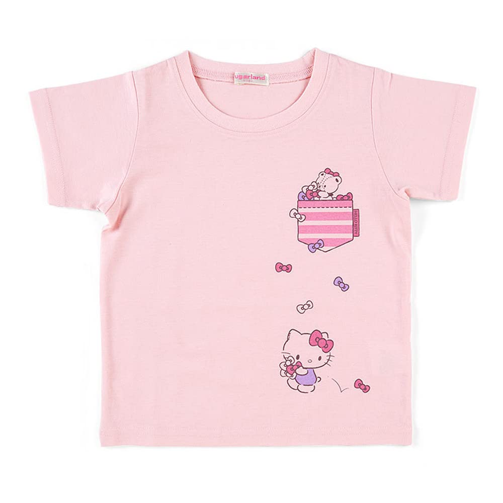 Sanrio Hello Kitty Kids Pink T-Shirt 90Cm- Japan Figure Store - #1 Bring To You The Best Japanese Goods