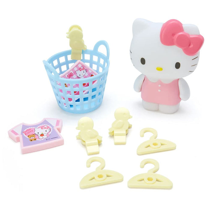 Sanrio Hello Kitty Laundry Pretend Play Set for Kids Model 877841- Japan Figure Store - #1 Bring To You The Best Japanese Goods