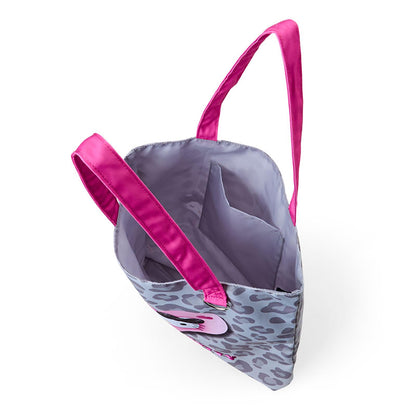 Sac fourre-tout Sanrio Hello Kitty à motifs d'animaux monochrome pour enfants de 3 ans et plus, en polyester.