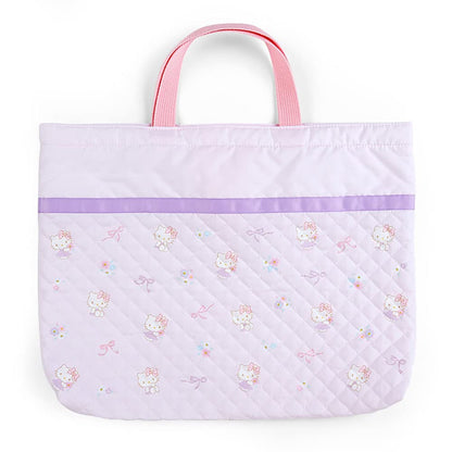 Sanrio Hello Kitty Quilted Lesson Bag 42x4x30 Cm Cotton/Polyester- Japan Figure Store - #1 Bring To You The Best Japanese Goods