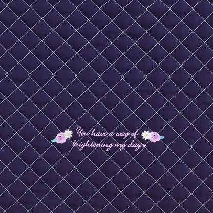 Sanrio Hello Kitty Navy Quilted Lesson Bag Durable and Stylish 765368- Japan Figure Store - #1 Bring To You The Best Japanese Goods