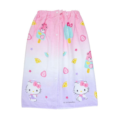 Sanrio Hello Kitty Wrap Towel - 70x115cm Character Print- Japan Figure Store - #1 Bring To You The Best Japanese Goods