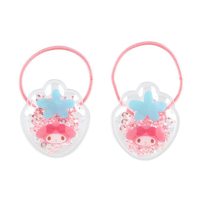 Sanrio My Melody Shaka Shaka Ponytail Holder Set of 2 - Kids Accessories- Japan Figure Store - #1 Bring To You The Best Japanese Goods