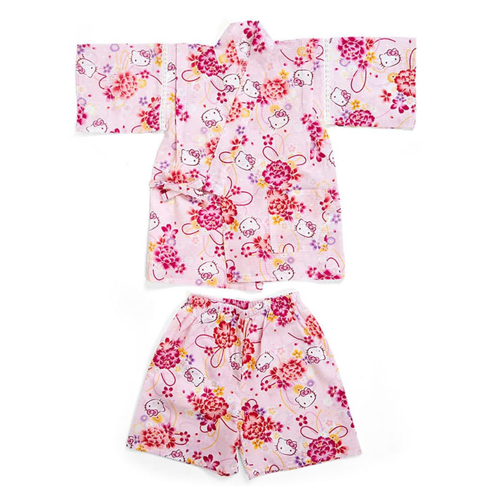 Sanrio Kids Hello Kitty Jinbei 90cm Traditional Summer Outfit- Japan Figure Store - #1 Bring To You The Best Japanese Goods