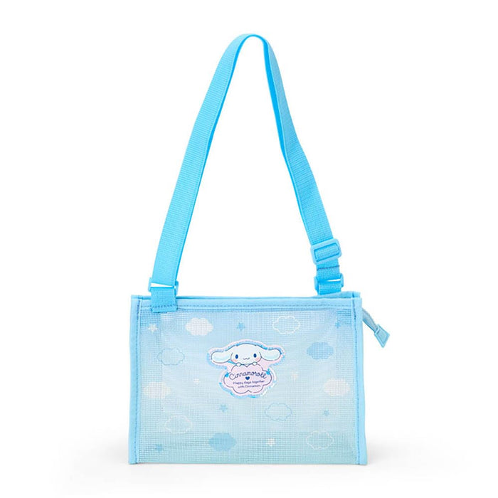 Sanrio Cinnamoroll Kids Mesh Shoulder Bag - Blue 781053- Japan Figure Store - #1 Bring To You The Best Japanese Goods