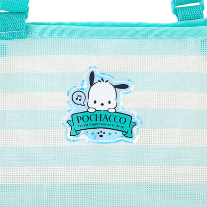 Sanrio Kids Mesh Shoulder Bag Pochacco 781061 Casual Lightweight- Japan Figure Store - #1 Bring To You The Best Japanese Goods