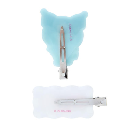 Sanrio Kuromi Bangs Clip Pastel Checker 6.3x7.5x1cm Hair Accessory- Japan Figure Store - #1 Bring To You The Best Japanese Goods