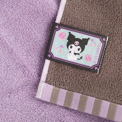 Sanrio Kuromi Compact Bath Towel - Soft Absorbent and Travel-Friendly- Japan Figure Store - #1 Bring To You The Best Japanese Goods