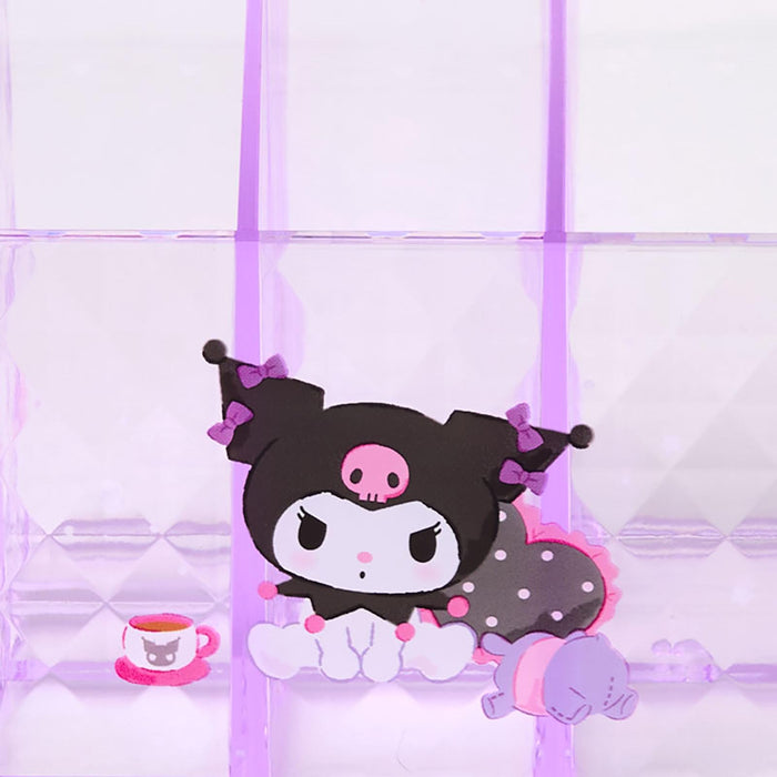 Sanrio Kuromi Cosmetic Organizer 115959 Portable Makeup Storage Box