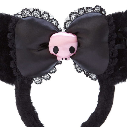 Sanrio Kuromi Headband Black Soft Plush 345253- Japan Figure Store - #1 Bring To You The Best Japanese Goods