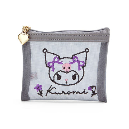 Sanrio Kuromi Mini Flat Pouch 822132 - Stylish and Compact Storage Bag