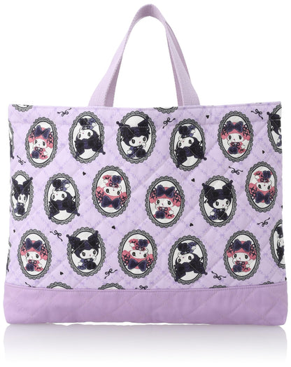 Sanrio Lesson Bag My Melody Kuromi - Cg-3494 - Kids School Tote Bag- Japan Figure Store - #1 Bring To You The Best Japanese Goods