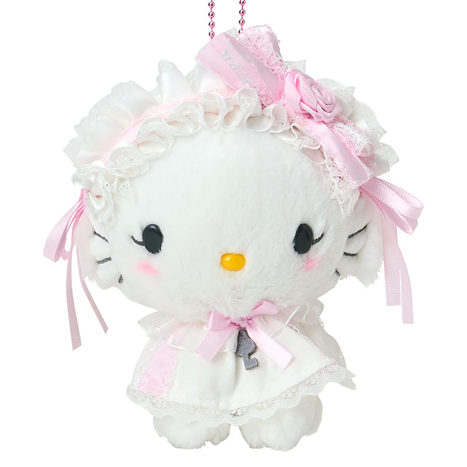 Porte-médailles Sanrio Charmy Kitty à volants blancs pour les enfants de 6 ans et plus