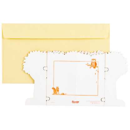Sanrio Autumn Forest Animal Greeting Card with Message - Overseas Shipping- Japan Figure Store - #1 Bring To You The Best Japanese Goods
