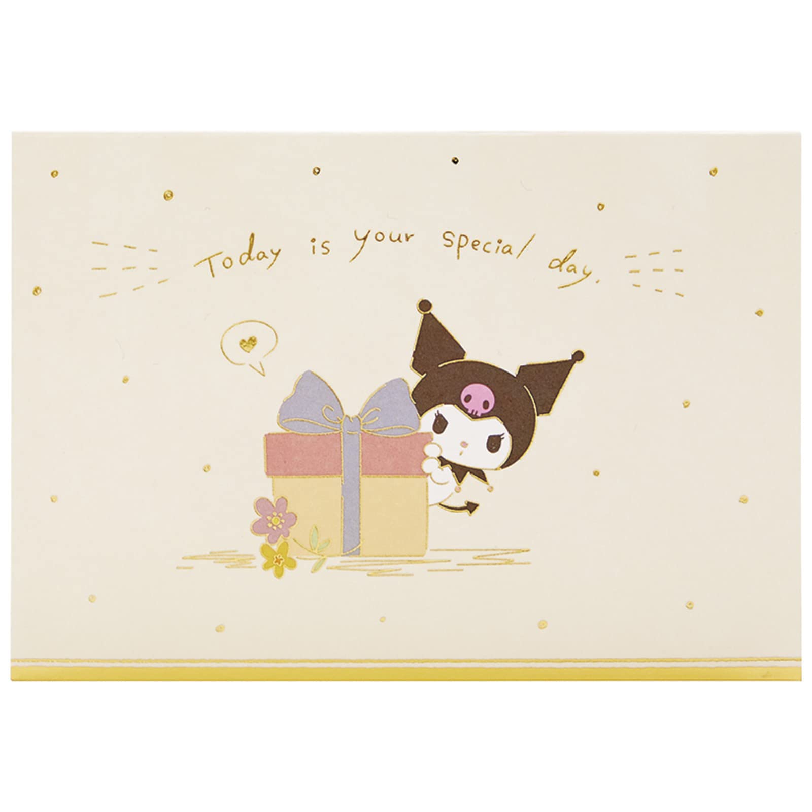 Sanrio Kuromi Cake Party Greeting Card | Overseas Shipping Available- Japan Figure Store - #1 Bring To You The Best Japanese Goods