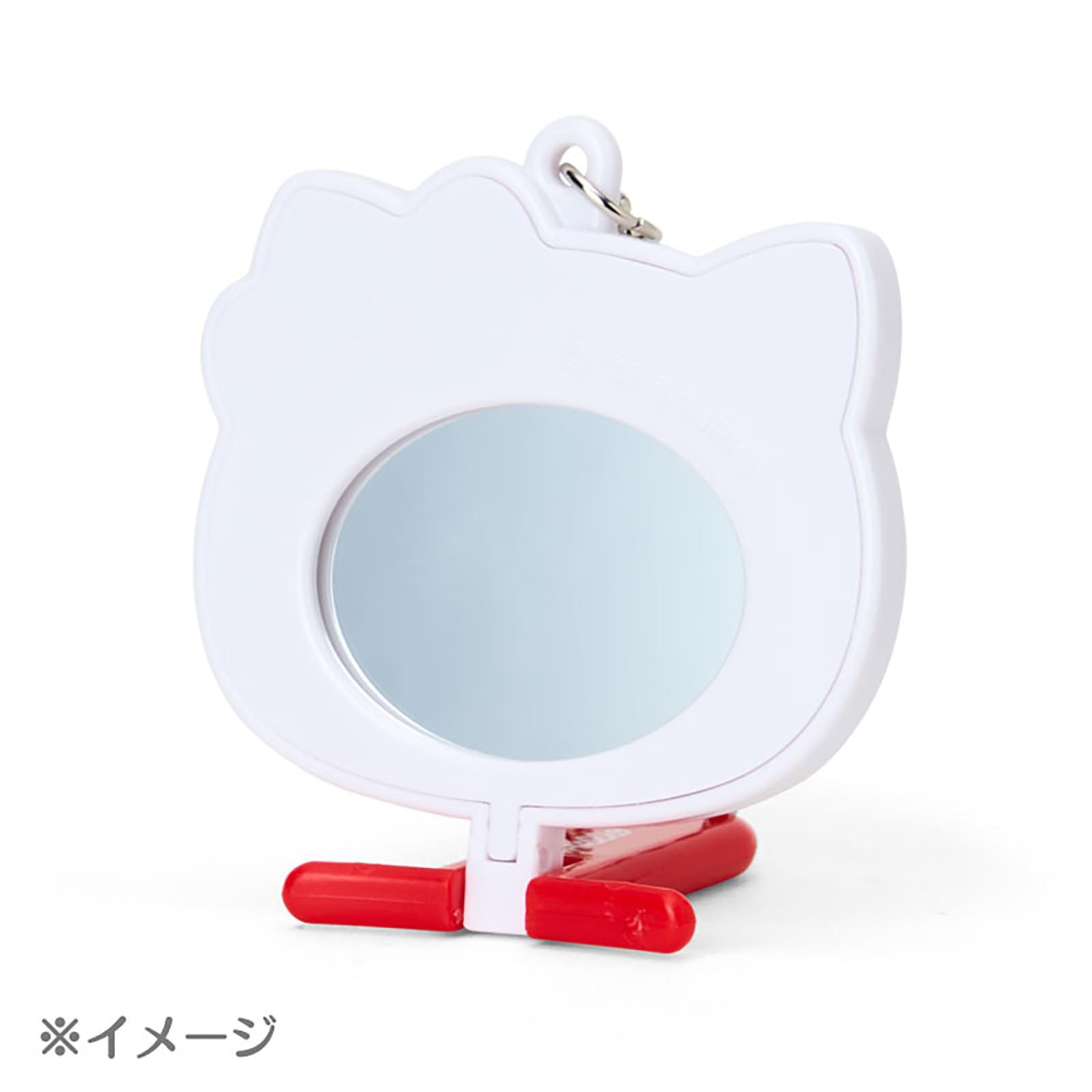 Sanrio Kuromi Mini Mirror Charm Keychain - ABS Resin & Steel