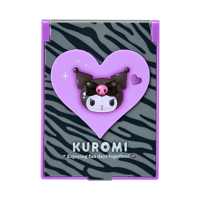 Sanrio Kuromi Monotone Animal Mirror ABS Glass Portable 072087