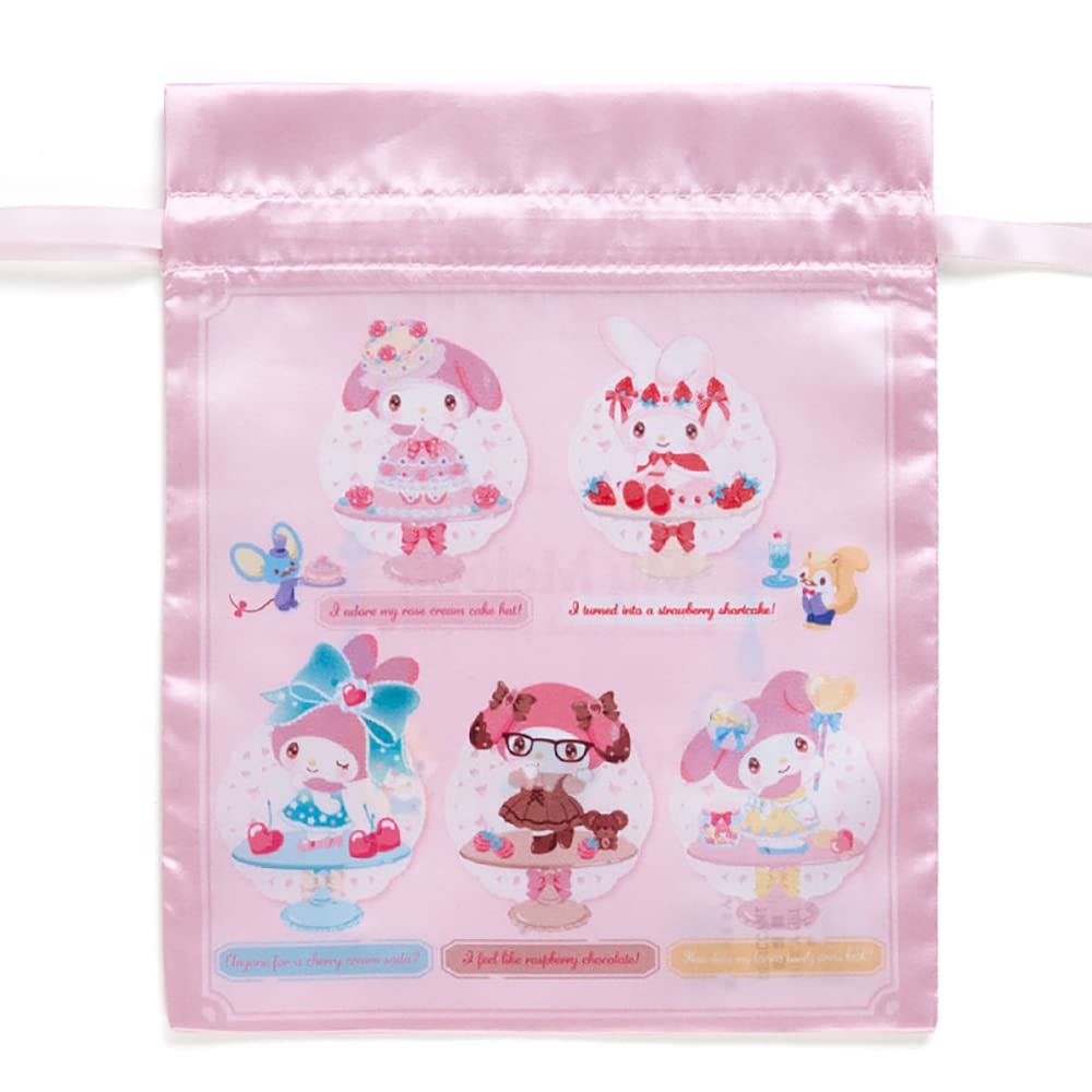 Sanrio My Melody Drawstring Bag Set Sweet Lookbook 428400 Durable Stylish- Japan Figure Store - #1 Bring To You The Best Japanese Goods