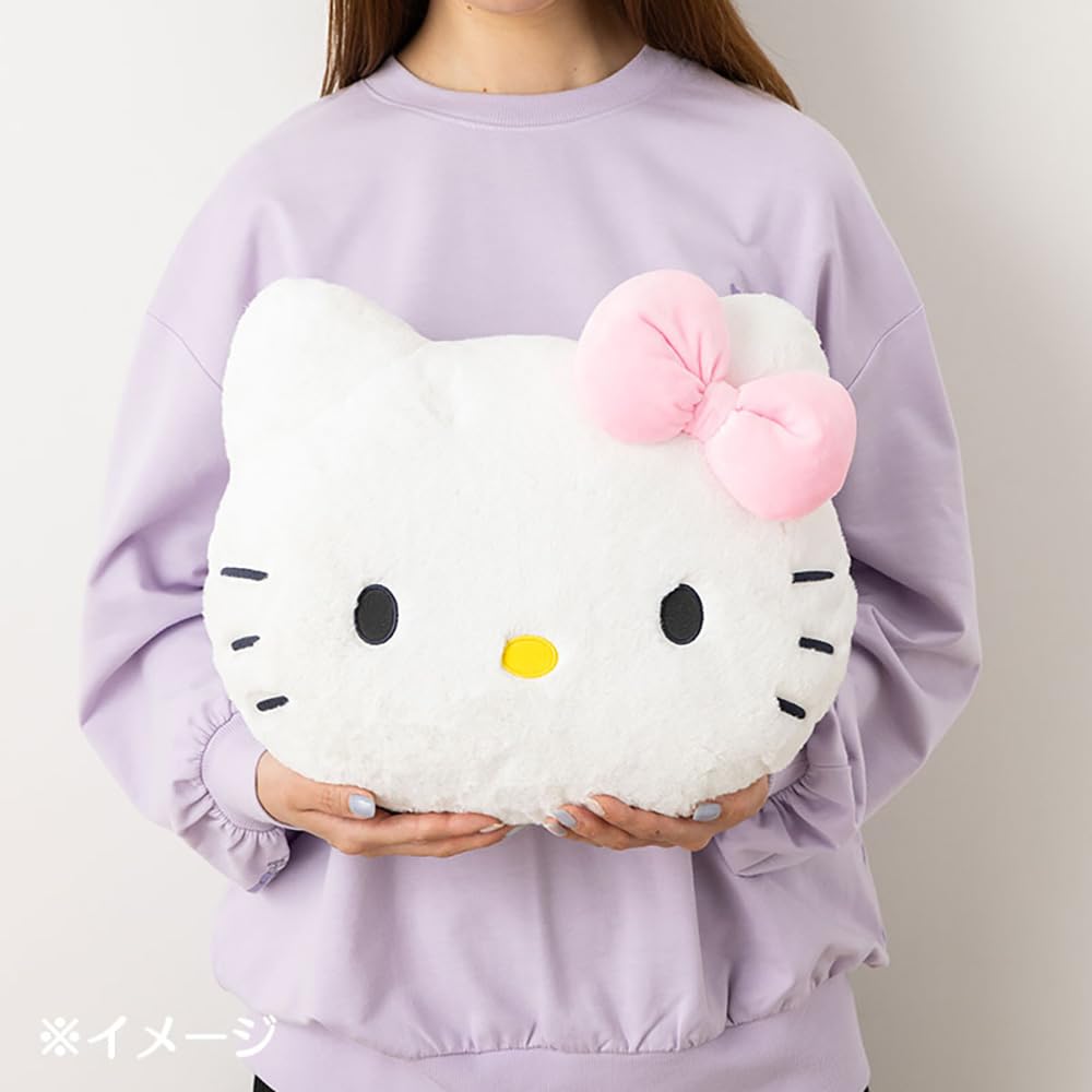 Sanrio My Melody Face Shaped Cushion Small Adorable Plush Pillow- Japan Figure Store - #1 Bring To You The Best Japanese Goods