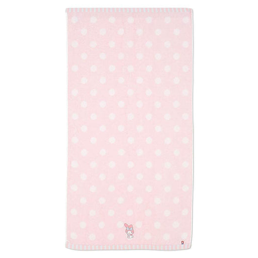 Sanrio My Melody Imabari Bath Towel Dots 100% Cotton- Japan Figure Store - #1 Bring To You The Best Japanese Goods