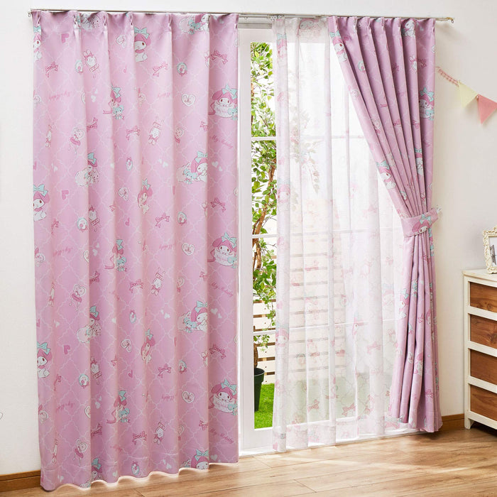 Sanrio My Melody Heat Insulation Blackout Curtains Set 100x200cm Level 2- Japan Figure Store - #1 Bring To You The Best Japanese Goods