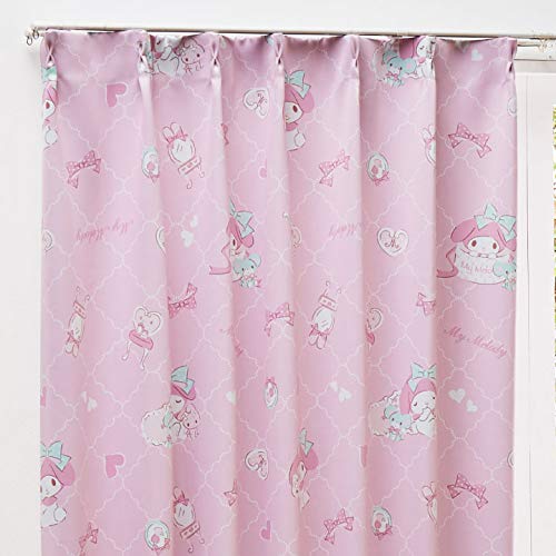 Sanrio My Melody Heat Insulation Blackout Curtains Set 100x200cm Level 2- Japan Figure Store - #1 Bring To You The Best Japanese Goods