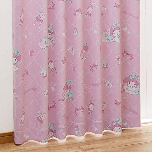 Sanrio My Melody Heat Insulation Blackout Curtains Set 100x200cm Level 2- Japan Figure Store - #1 Bring To You The Best Japanese Goods