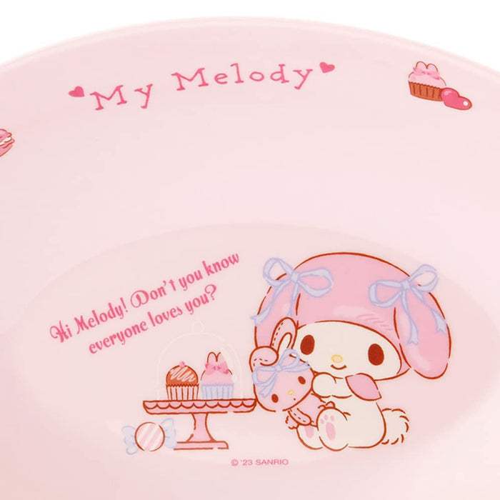 Sanrio My Melody Melamine Curry and Pasta Plate Durable Dishware 836524- Japan Figure Store - #1 Bring To You The Best Japanese Goods