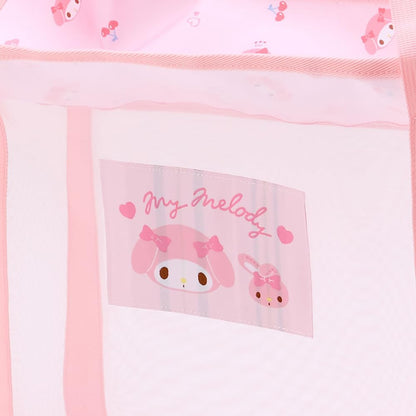 Sanrio My Melody Mesh Storage Case L - Organization Solution- Japan Figure Store - #1 Bring To You The Best Japanese Goods