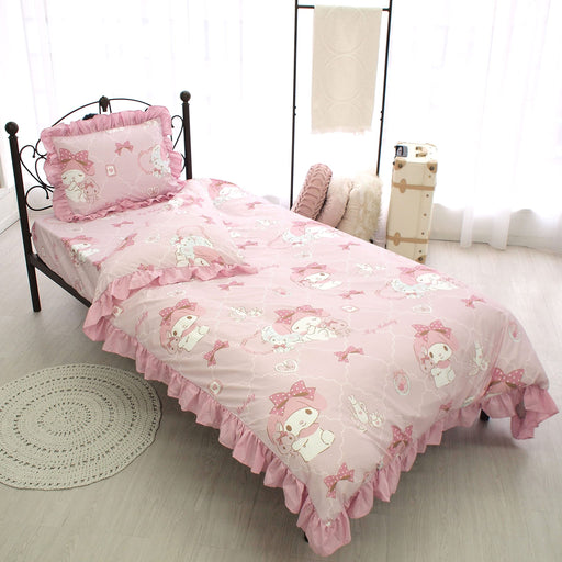 Sanrio My Melody Duvet Cover Set 3-Piece Single Pillowcase Sheets- Japan Figure Store - #1 Bring To You The Best Japanese Goods