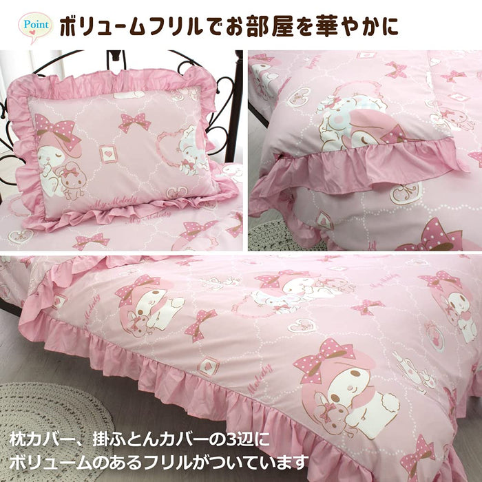 Sanrio My Melody Duvet Cover Set 3-Piece Single Pillowcase Sheets- Japan Figure Store - #1 Bring To You The Best Japanese Goods