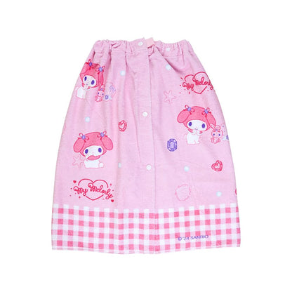 Sanrio My Melody Wrap Towel 60x110cm - Soft and Adorable Character Towel- Japan Figure Store - #1 Bring To You The Best Japanese Goods