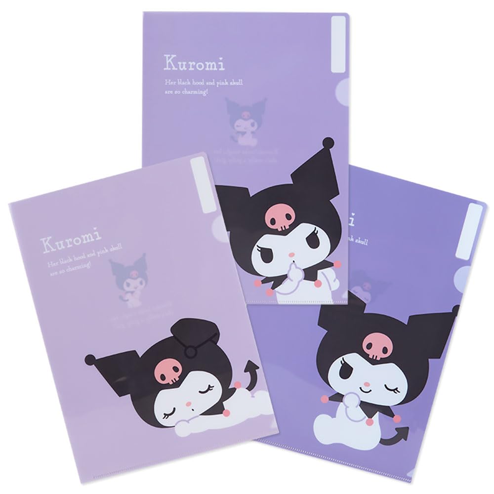 Sanrio Kuromi-Chan Character File 31x22 Cm 0.1 Cm Thickness 989975- Japan Figure Store - #1 Bring To You The Best Japanese Goods