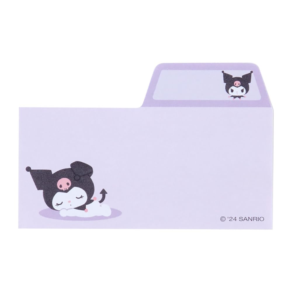 Sanrio Kuromi Sticky Notes 6.9x6.9cm - Cute Character Design 163121- Japan Figure Store - #1 Bring To You The Best Japanese Goods