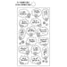 Sanrio New Year's Cards & Stickers Set - Flip-Over Speech Bubbles Jnp 15-4- Japan Figure Store - #1 Bring To You The Best Japanese Goods