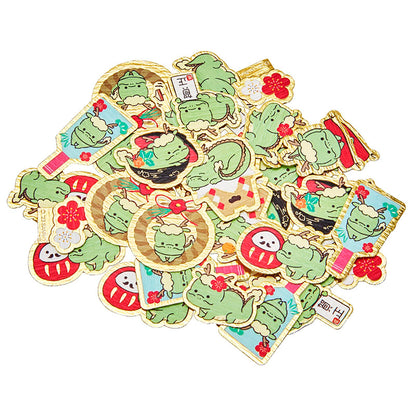 Sanrio New Year's Cards and Stickers Set - Tatsu & Accessories Flake Stickers- Japan Figure Store - #1 Bring To You The Best Japanese Goods