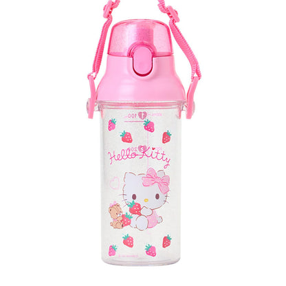 Sanrio Hello Kitty 500ml Clear Bottle - Durable & Dishwasher Safe
