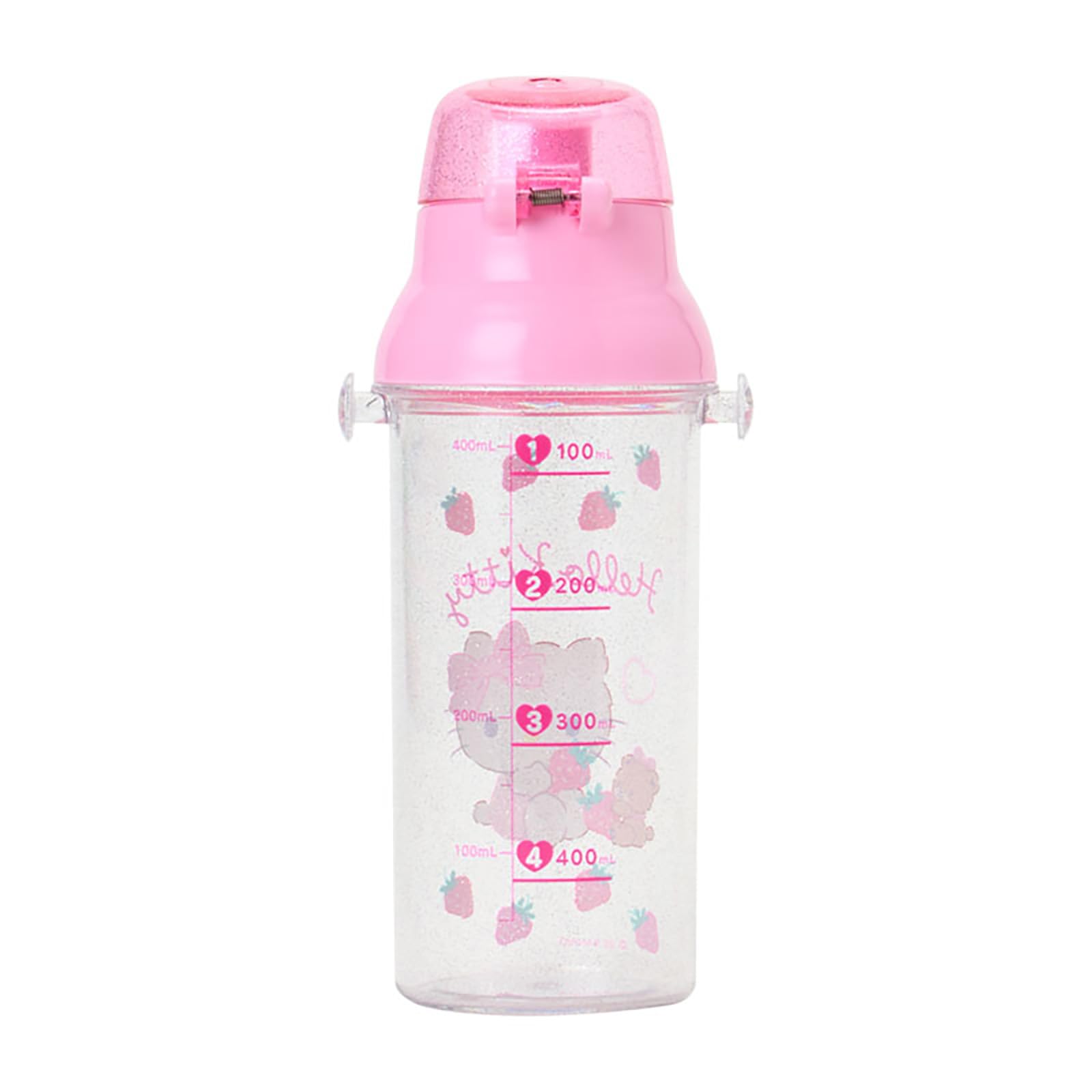 Sanrio Hello Kitty 500ml Clear Bottle - Durable & Dishwasher Safe