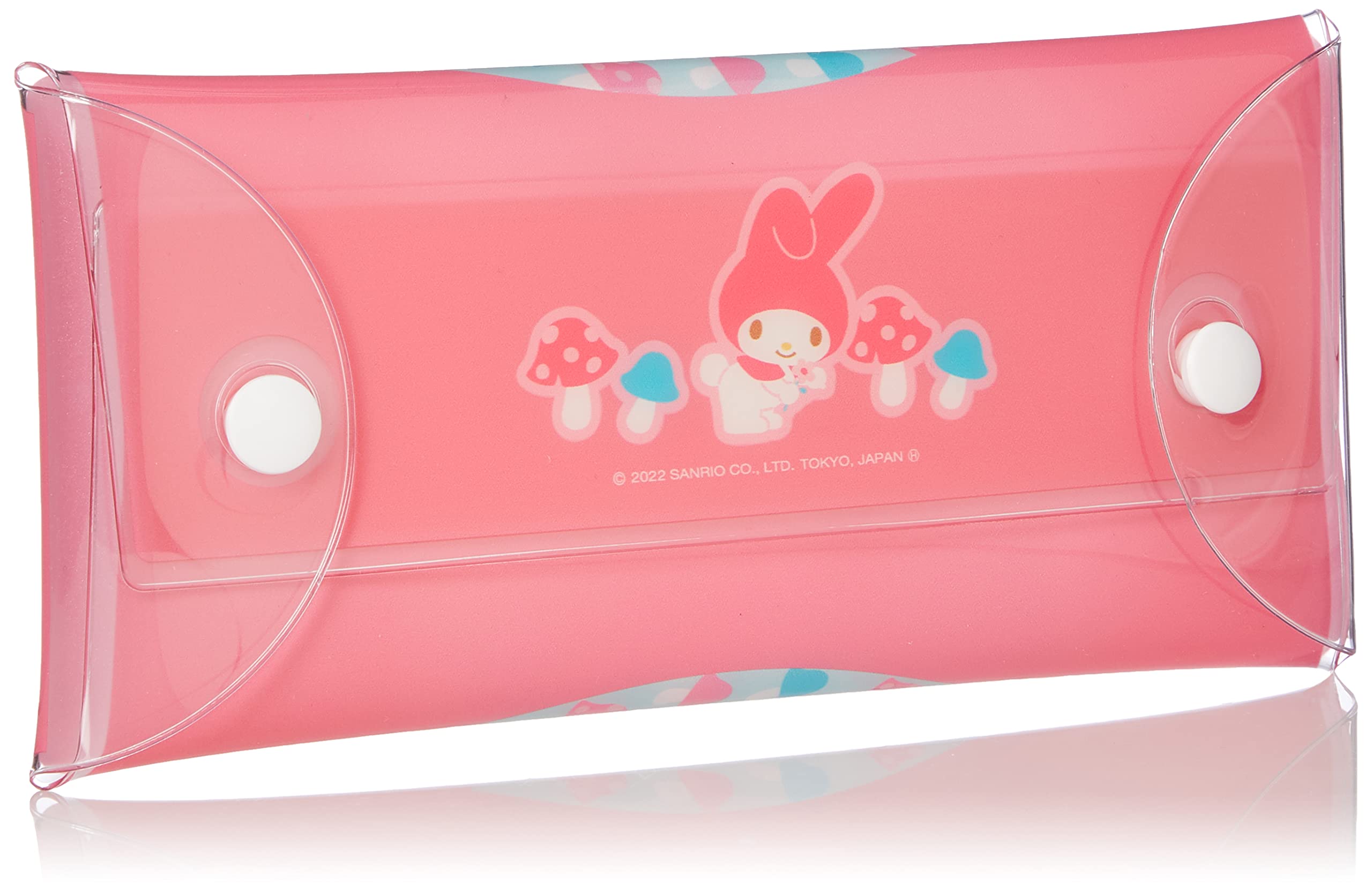 Sanrio Large Clear My Melody Pencil & Accessory Case - Multi-Functional- Japan Figure Store - #1 Bring To You The Best Japanese Goods